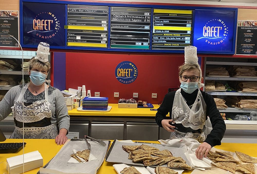 Des crêpes pour la chandeleur au lycée !