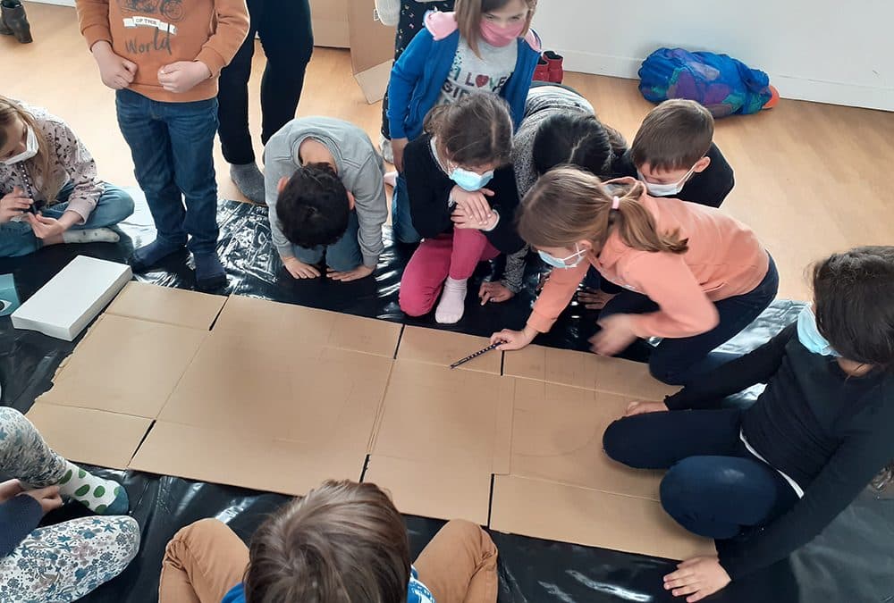 LE PAYSAGE URBAIN : REALISATION COLLECTIVE D’UNE MAQUETTE DU QUARTIER