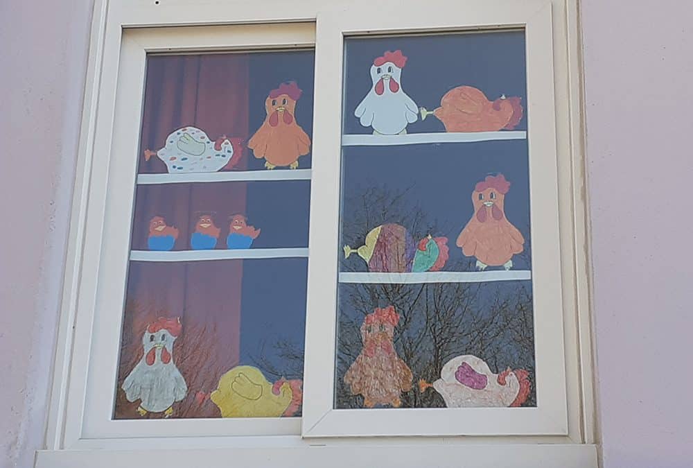 Décorations de Pâques dans l’école !