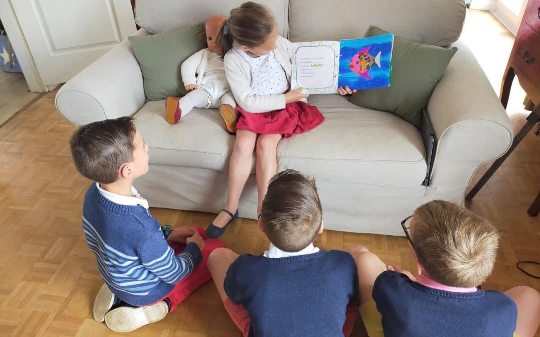 Les élèves de grande section apprentis lecteurs…