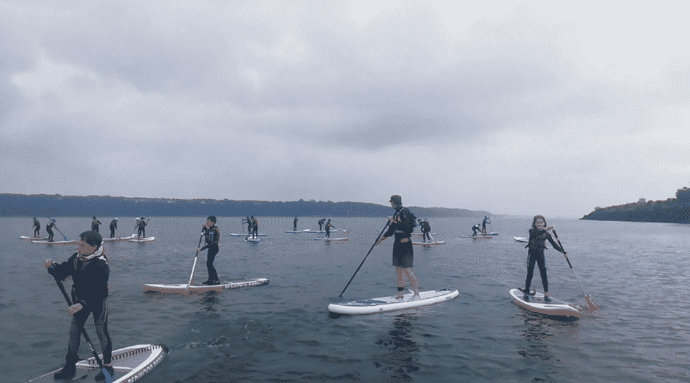 Semaine kayak et paddle des CE2 CM1 CM2 !