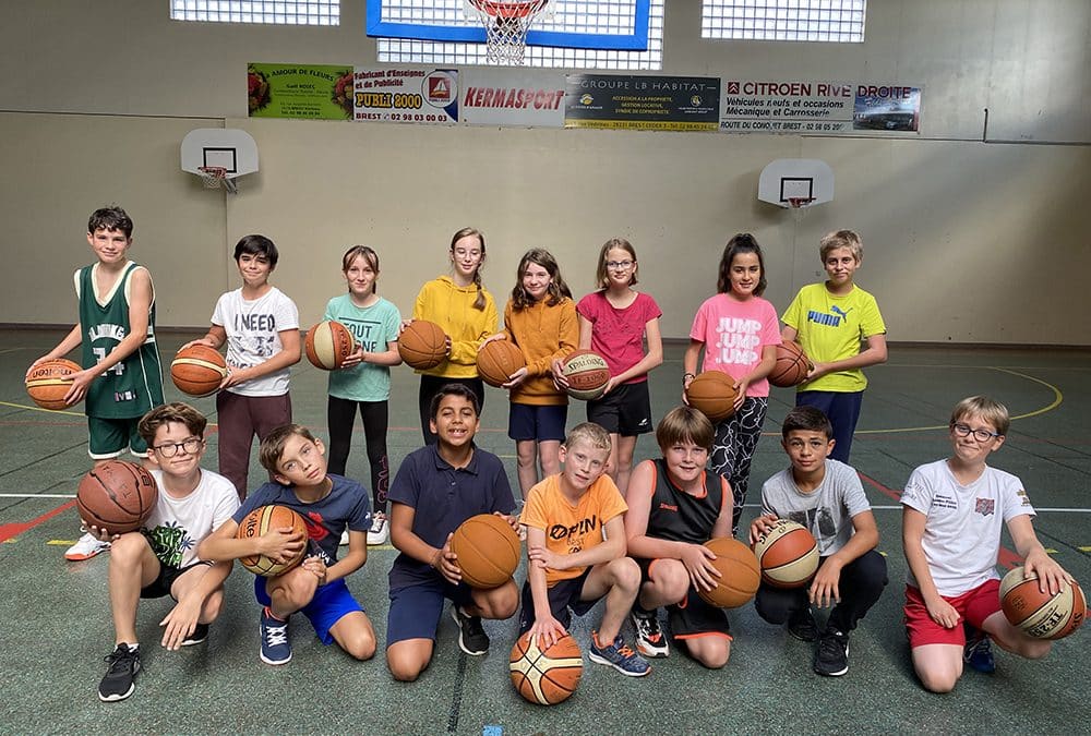 C’est parti pour la section basket au collège Notre Dame de Kerbonne !