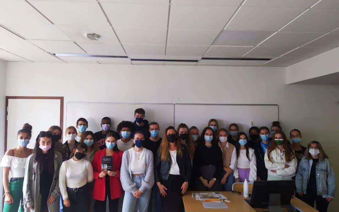 Première expérience pour les étudiants de communication du Sup’Javouhey !