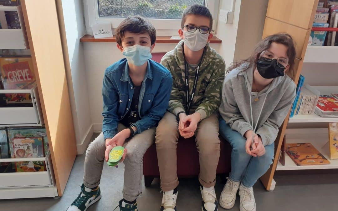 Visite de la médiathèque des Quatre-Moulins pour les 5ème !