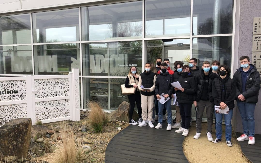 Découverte des métiers de la logistique chez Cadiou avec les 1ères STMG !