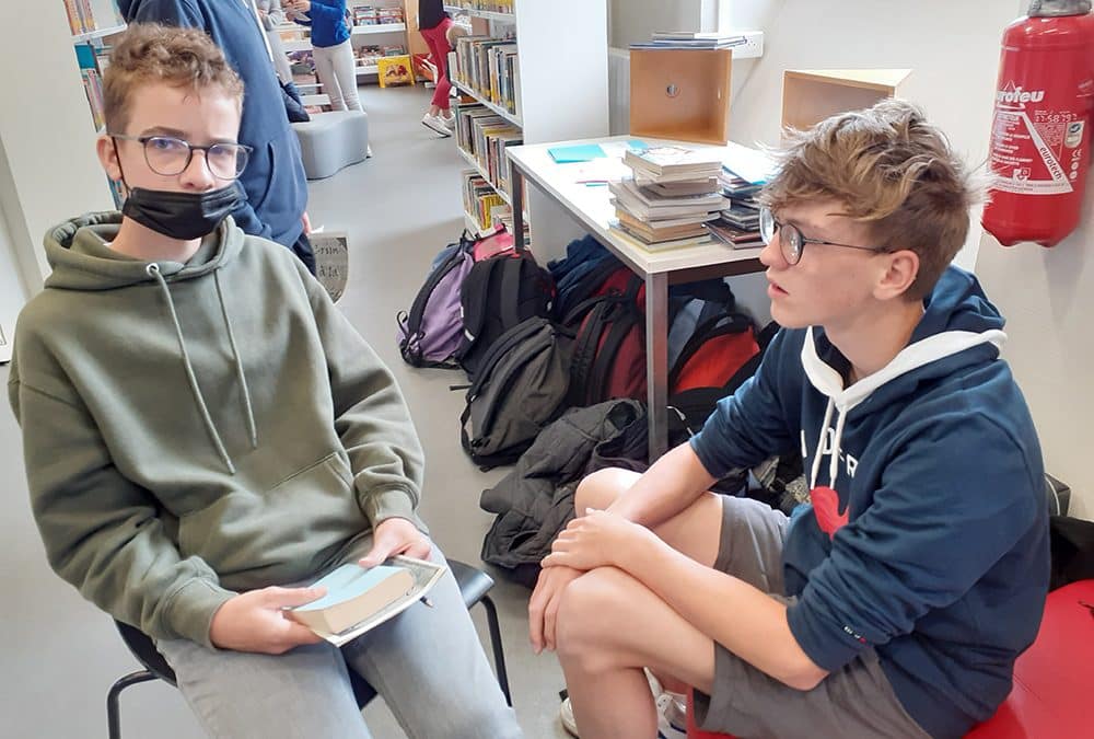 Enquête au cœur des livres pour les 4Jaune !