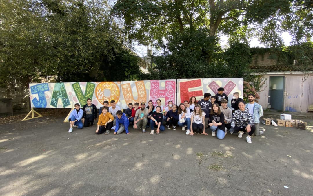 Un atelier avec deux graffeurs américains en 4ème !