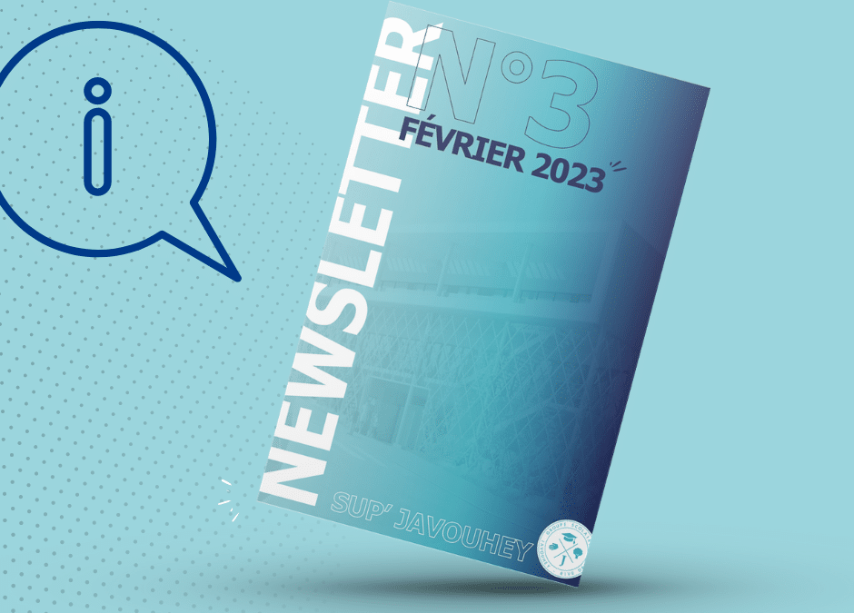 Newsletter n°3 du Sup’ Javouhey !