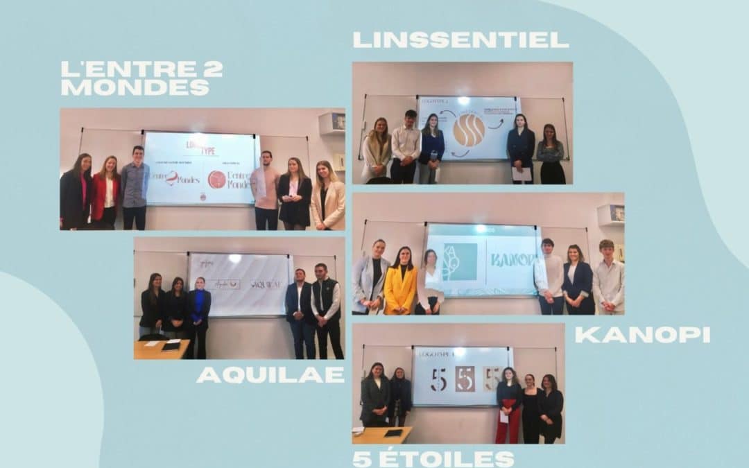 Une nouvelle identité graphique pour une boutique de linge de maison proposée par les TS1 COMA !