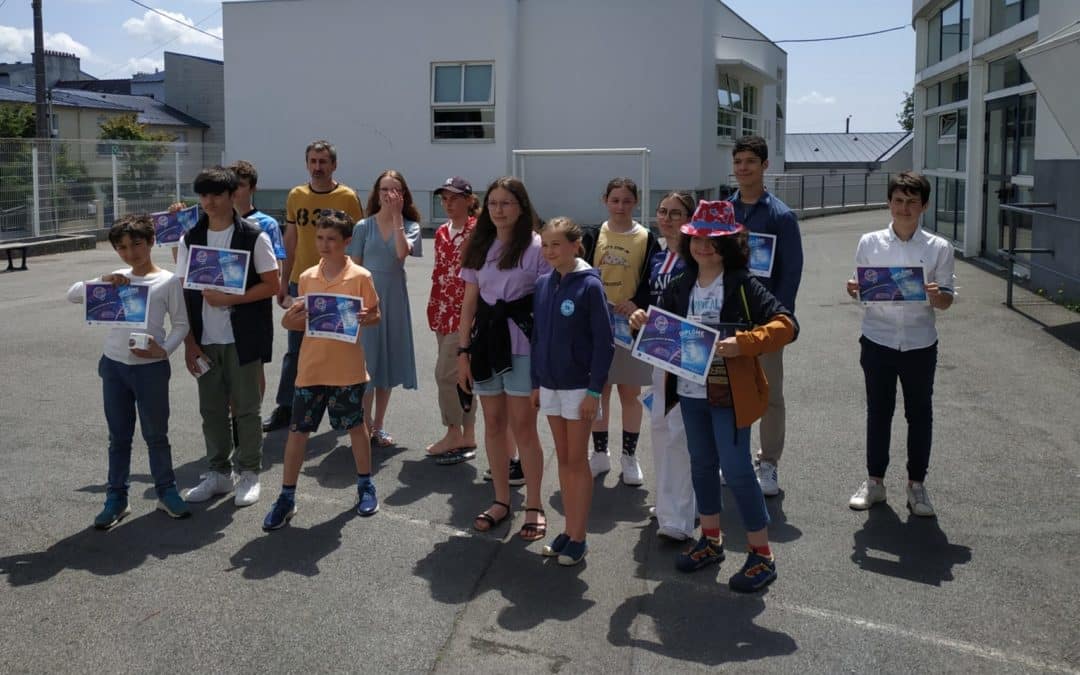 Les collégiens participent au concours « Drôles de Maths »