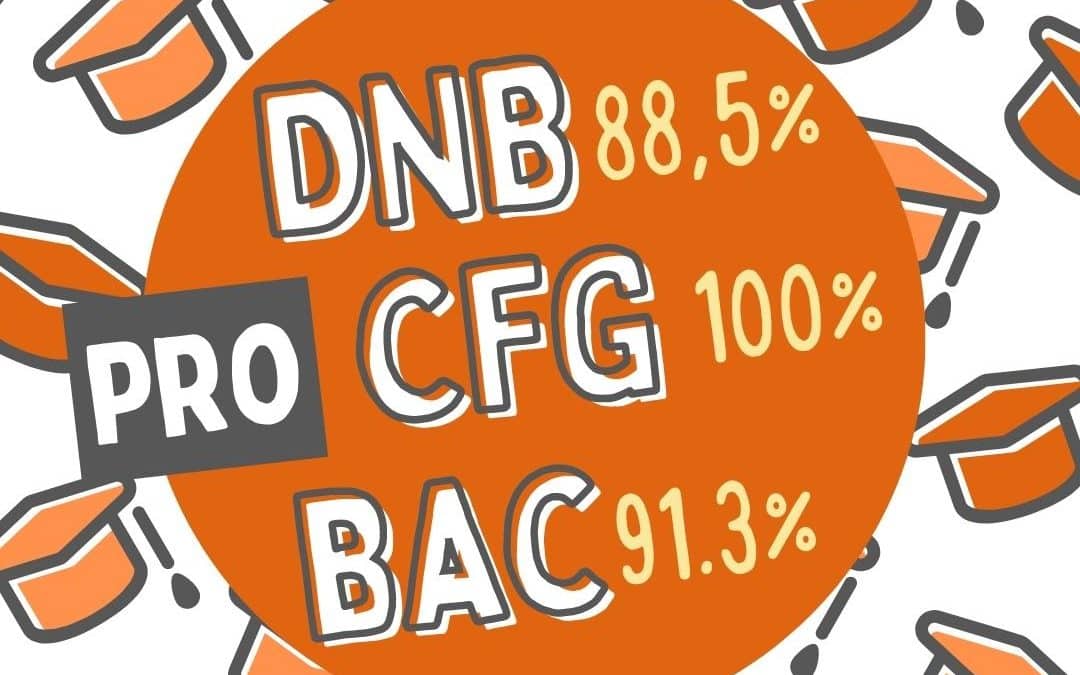 DNB pro, CFP pro & Bac pro : les résultats 2023