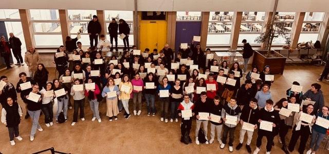 Remise des diplômes du DNB et du CFG