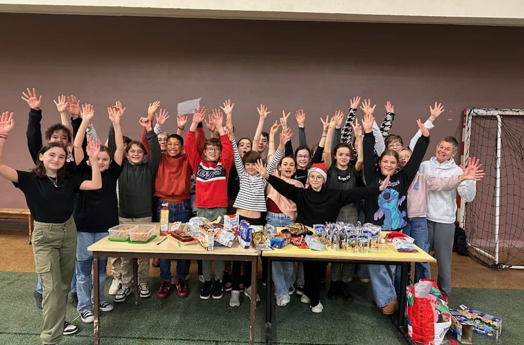 Goûter de Noël à la section basket !