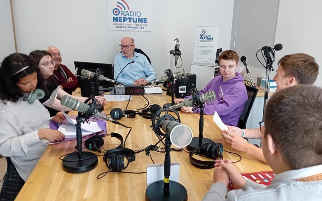 Les journalistes de 3ème PREP se rendent à Radio Neptune !