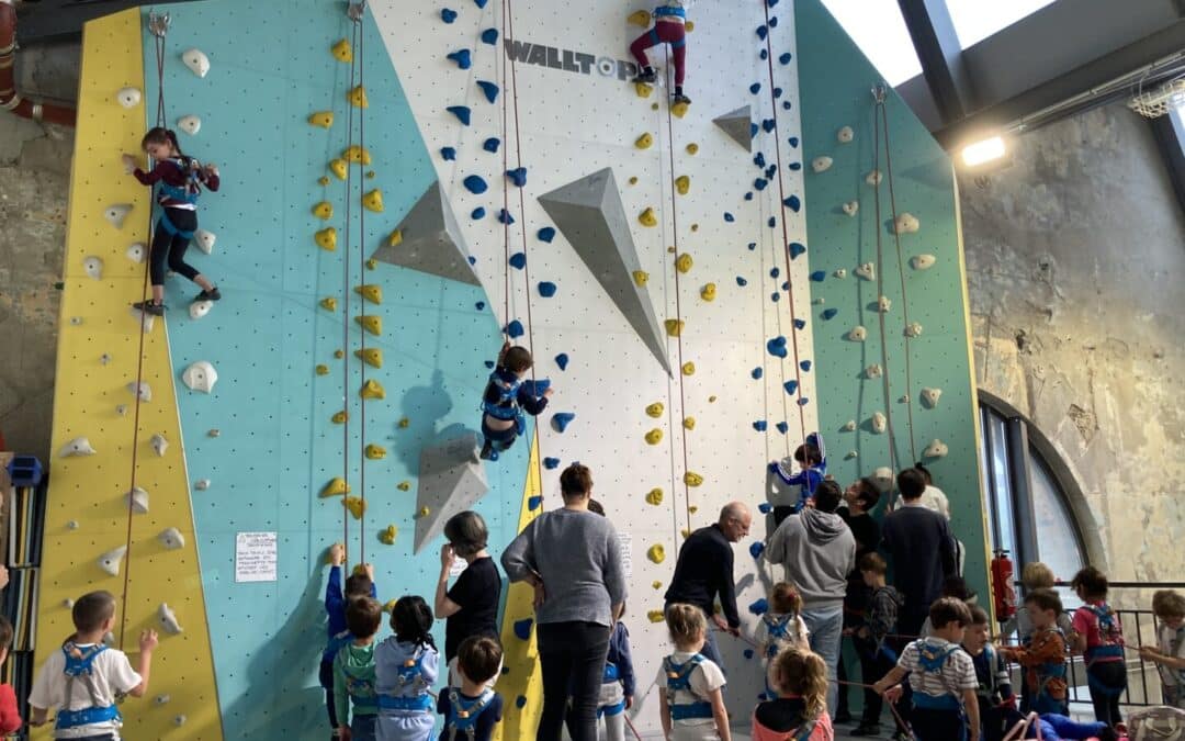 Les GS s’initient à l’escalade !