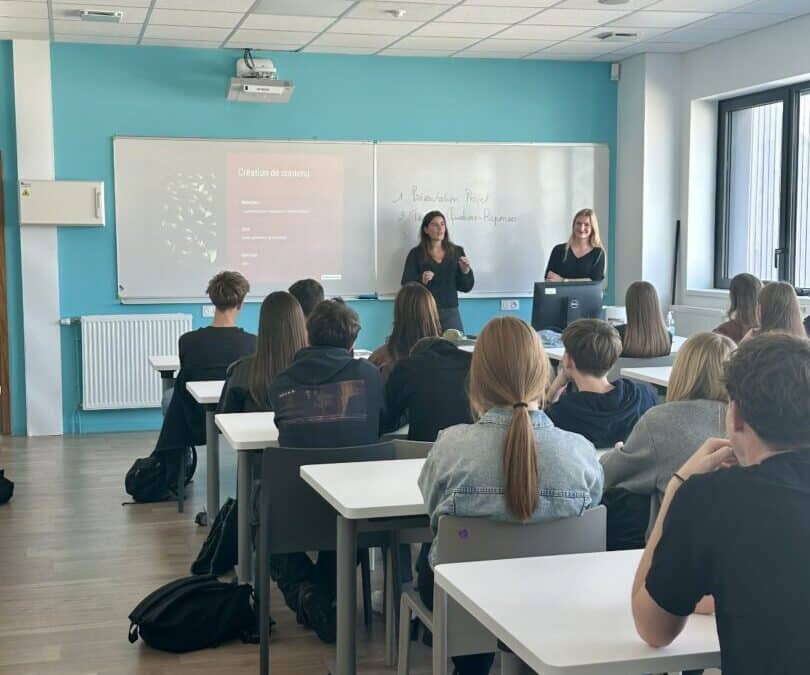 Les 1ère STMG invités par les étudiants de 2ème année GPME !