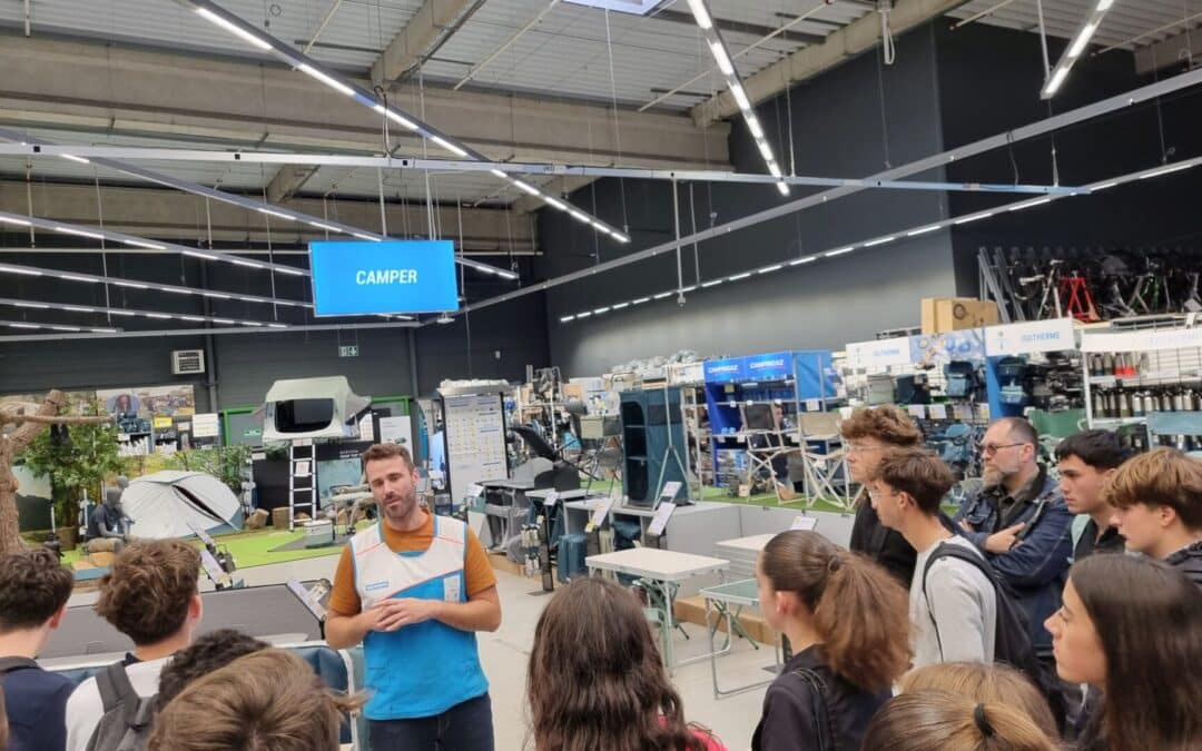 Visite au magasin Décathlon pour les 2nde pro MRC
