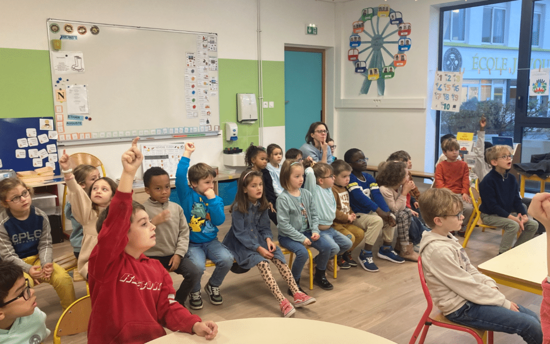Intervention propreté urbaine pour les classes de CP CE1