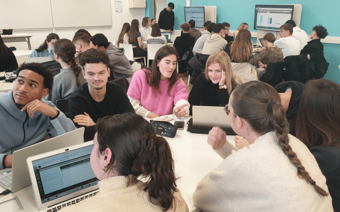 Plongée au cœur de l’entreprise : les élèves de Terminale STMG collaborent avec l’enseignement supérieur