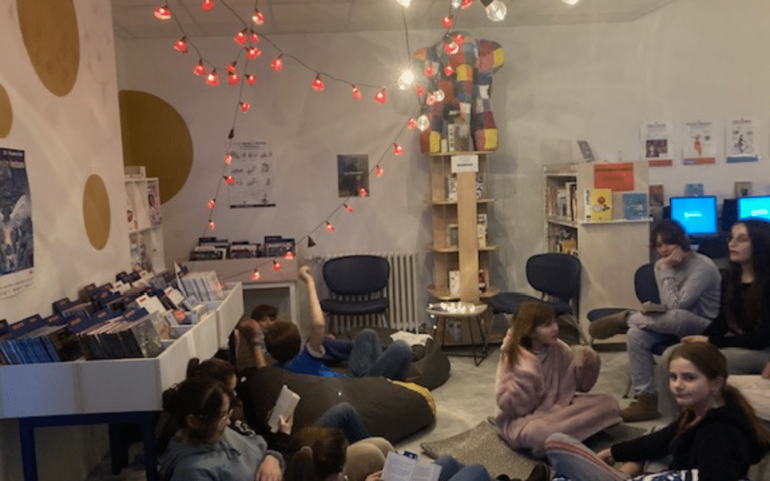 Nuit de la lecture au CDI du collège Kerbonne