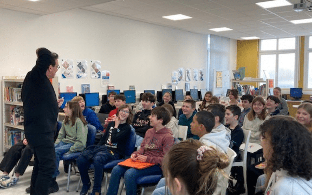 Les 5e de Kerbonne rencontrent l’auteur Hubert Ben Kemoun !