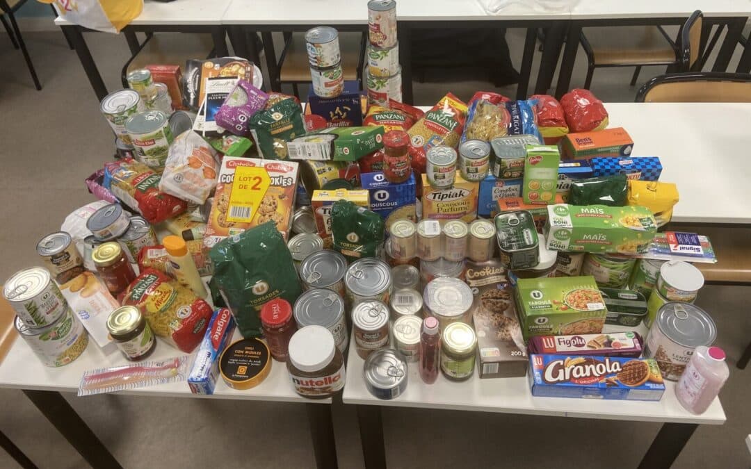 Solidarité au lycée : une récolte alimentaire pour Entraide et Amitié