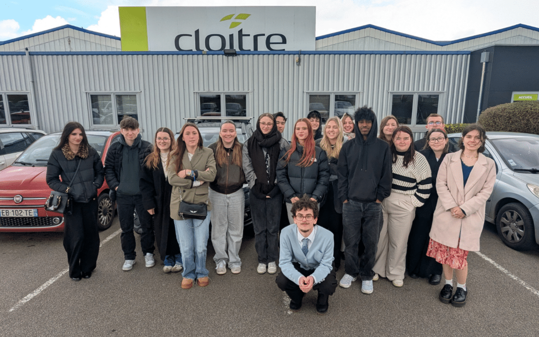 Les étudiants du BTS Communication du Sup’ Javouhey en immersion à l’Imprimerie Cloître