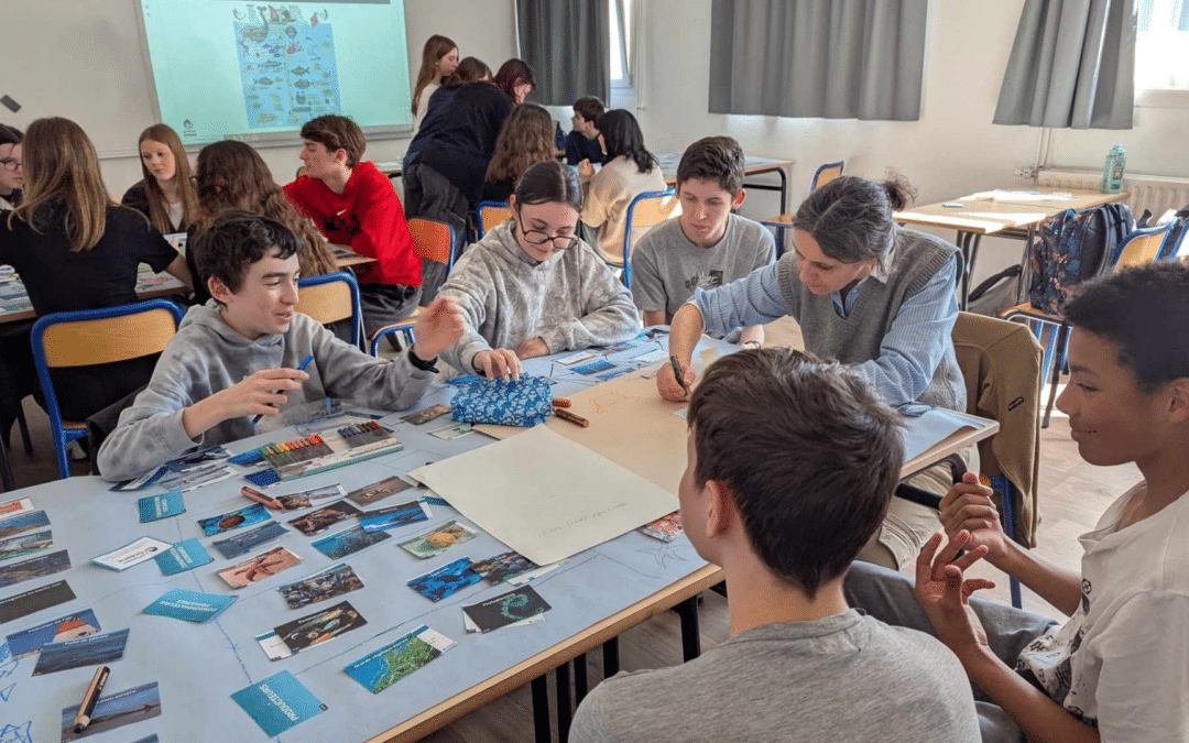 Une fresque pour l’océan : les 3e engagés pour l’environnement