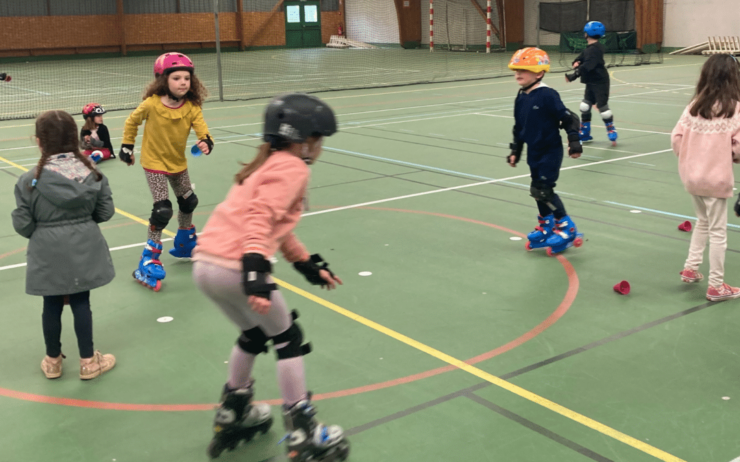 Les petits champions du roller en action !