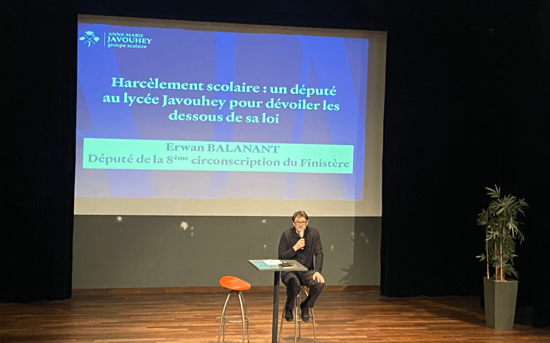 Une rencontre marquante avec Erwan Balanant au lycée Javouhey