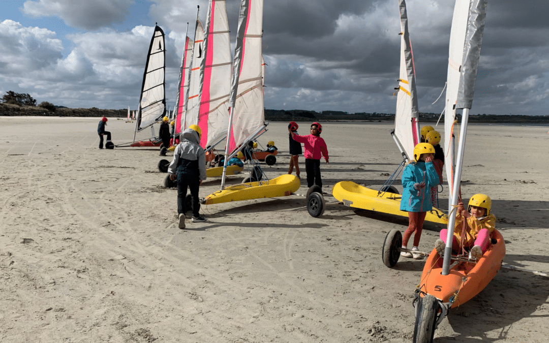 Vent de fun à Santec : char à voile, cerfs-volants et soirée boum !