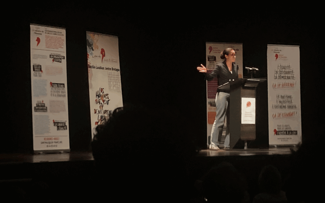 Anël Pougoué, lauréate du Concours régional de Plaidoiries de Loudéac