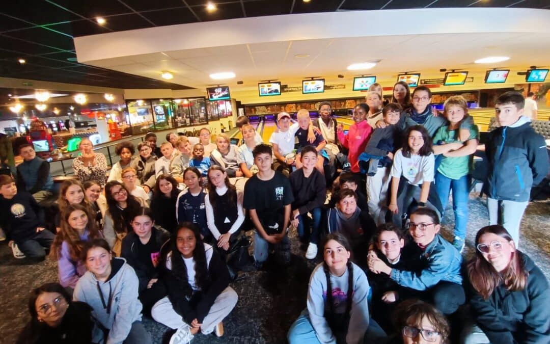 Après-midi d’intégration des 5e : Strike réussi au bowling !