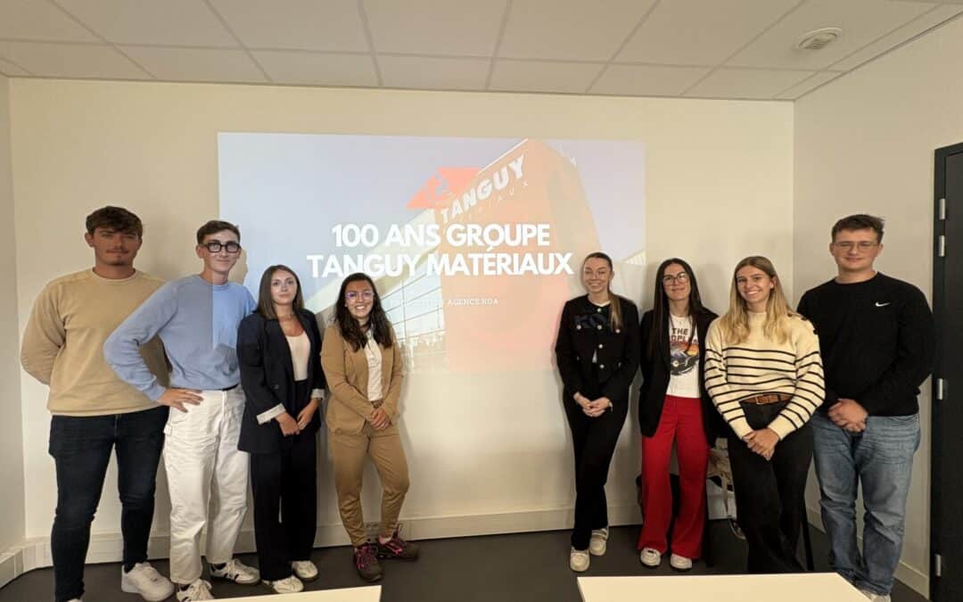 Les étudiants du Mastère MSMC en immersion chez Tanguy Matériaux à Plouédern