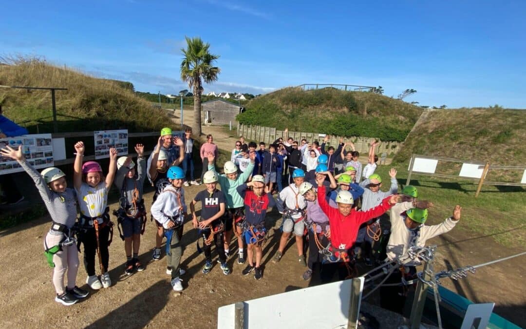 Journée d’intégration des 6ème à Bertheaume