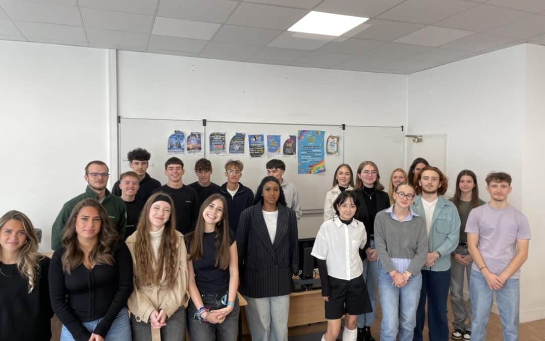 Les étudiants de BTS 1e année Communication B au cœur d’un projet concret