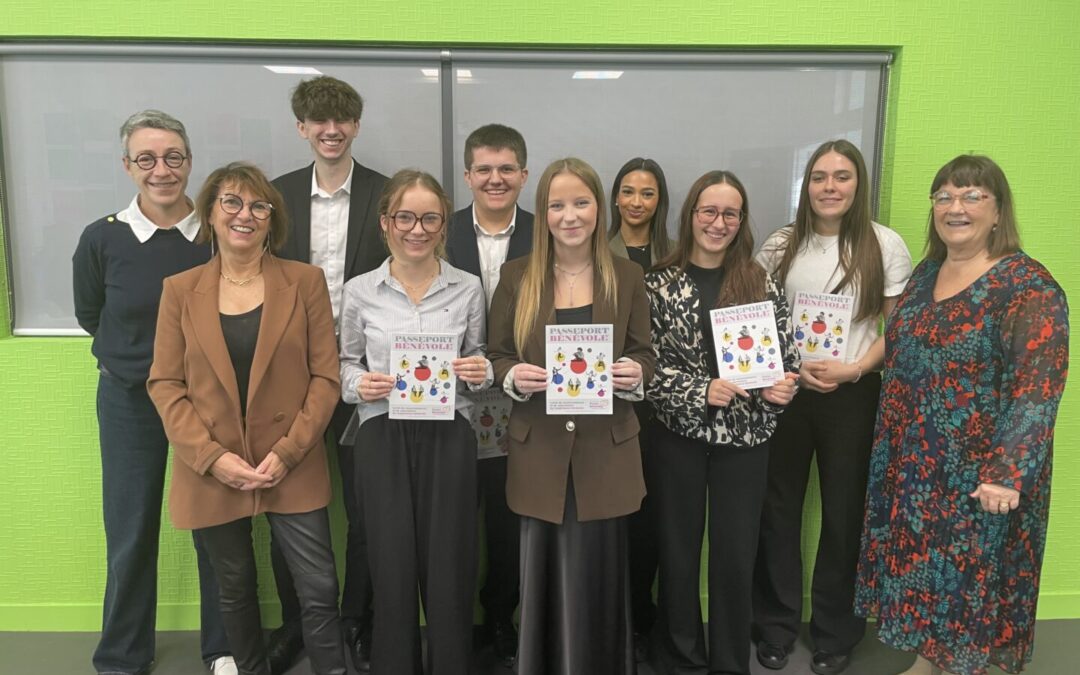 Passeport bénévole : les élèves de Gestion-Administration et Métiers de l’Accueil récompensés !