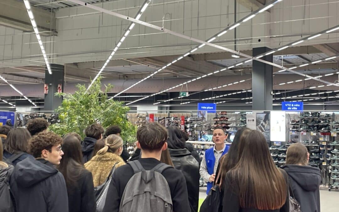 Une matinée enrichissante chez Décathlon pour la seconde MRC1 !