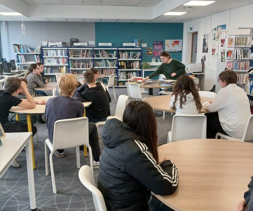 Le Labo lecture au CDI du collège Javouhey, c’est parti !