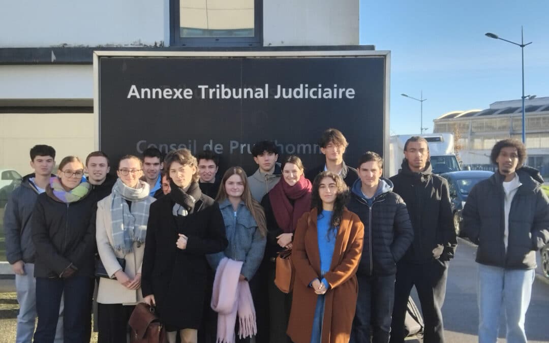 Les étudiants de 1ère année du DCG plongent au cœur de la justice commercial