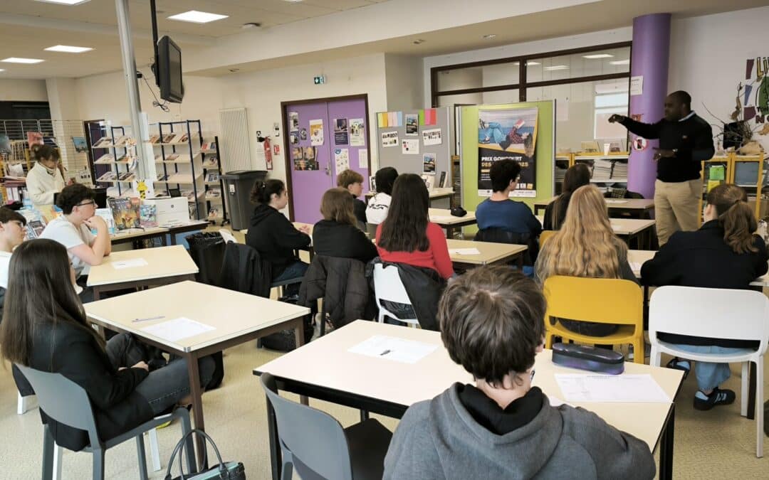 « Quand l’éloquence prend corps » : Rencontre des latinistes de 1ère avec Maître Nkhoge